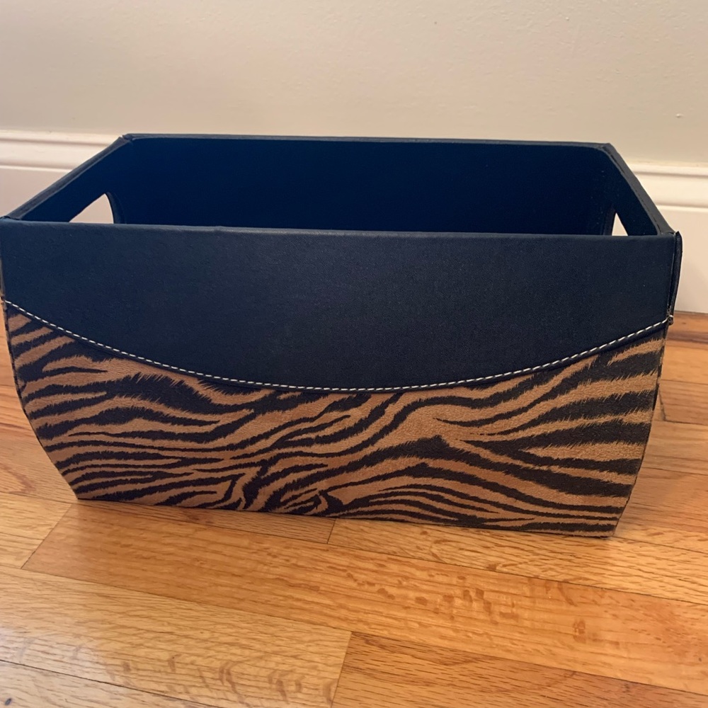 Leopard Decorative Basket
